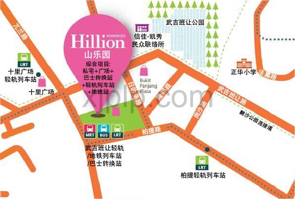 Hillion Residences CN Map