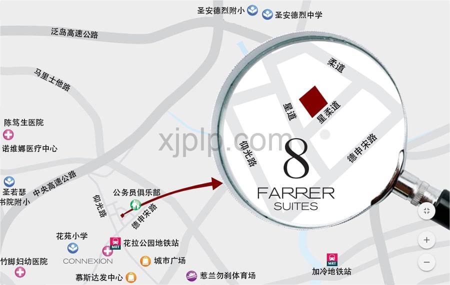 8 Farrer Suites CN Map