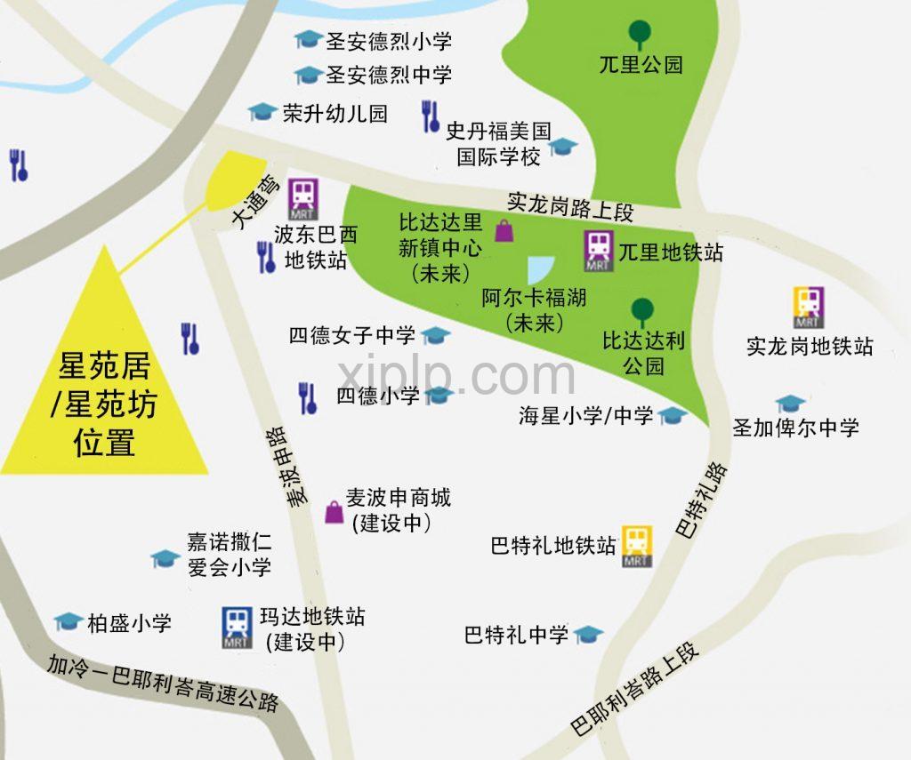 The Venue Shoppes and Residences CN Map