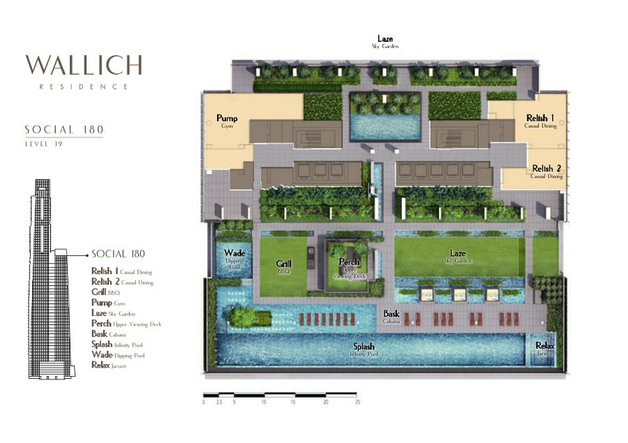 Wallich Residence 华利世家 规划设计图与设施