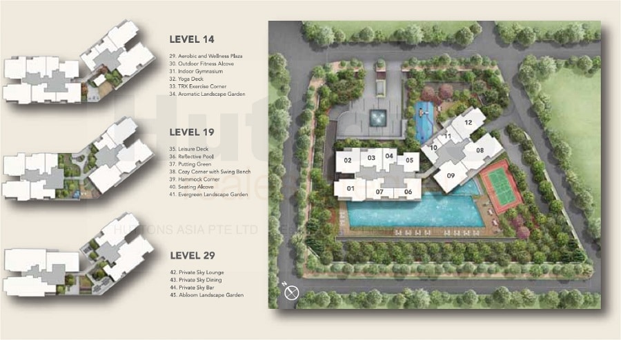 Sturdee Residences 规划设计图与设施
