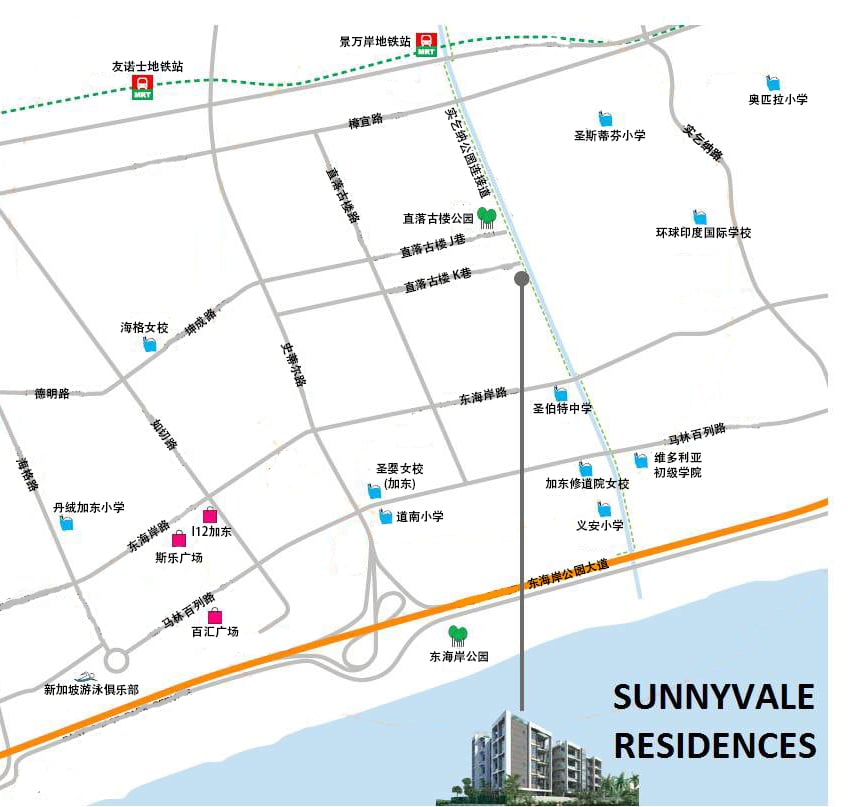 sunnyvale residences 位置