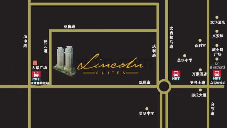 Lincoln Suites CN Map