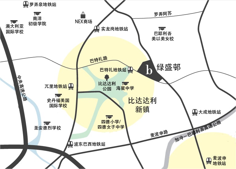 Botanique Map Chinese