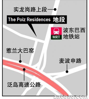 The Poiz Residences 博雅居　位置