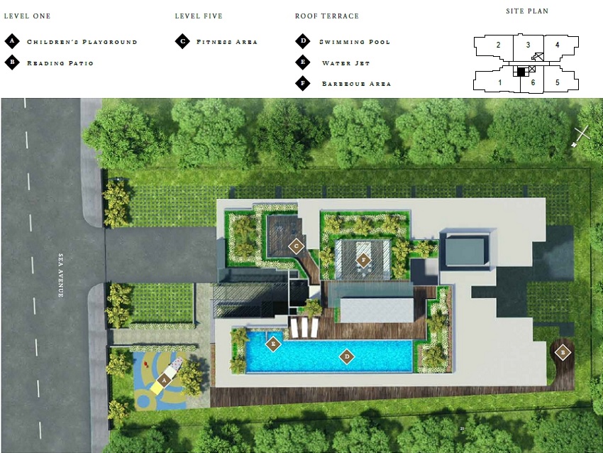 Straits Mansions 规划设计图与设施