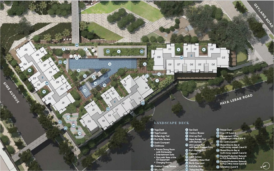 Park Place Residences Site Plan 规划设计图与设施