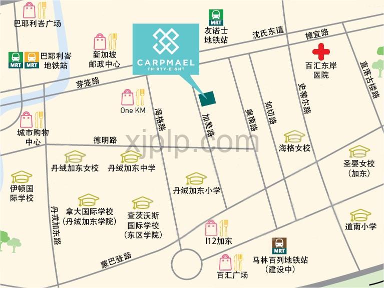 Carpmael Thirty-Eight CN Map