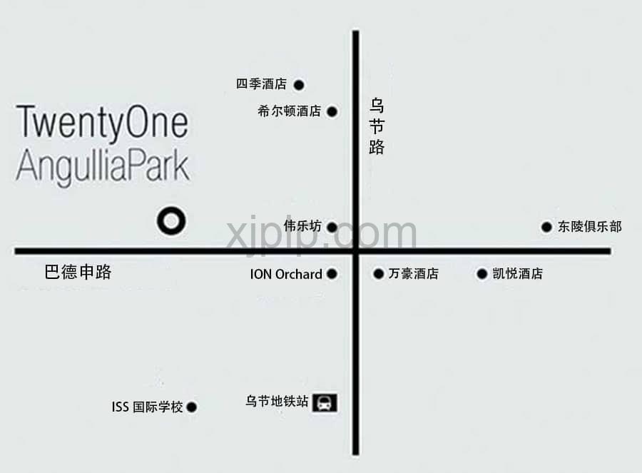 TwentyOne Angullia Park CN Map