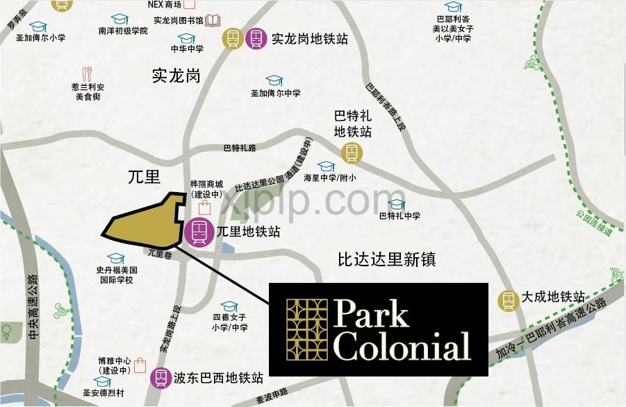 Park Colonial CN Map
