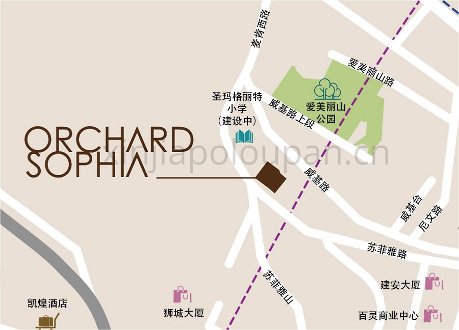 Orchard Sophia Location Map CN