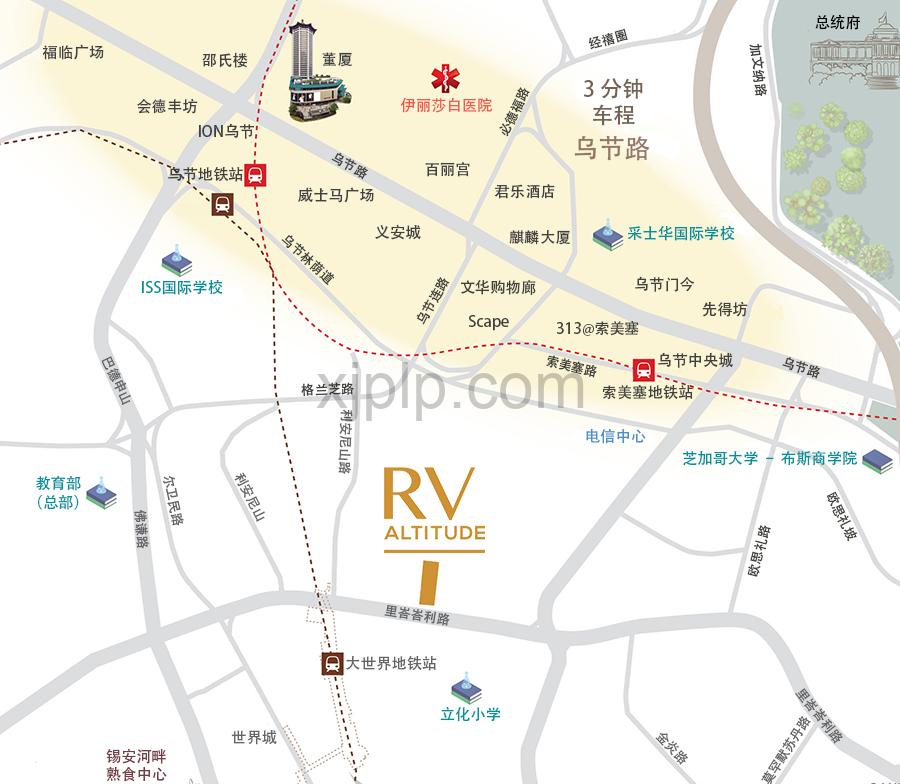 RV Altitude CN Map