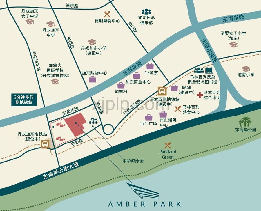 Amber Park CN Map