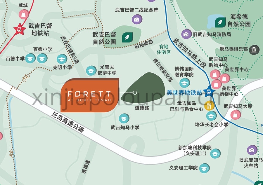 Forett at Bukit Timah Map CN 1