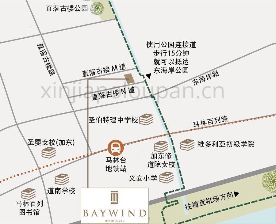 Baywind Residences Location Map CN
