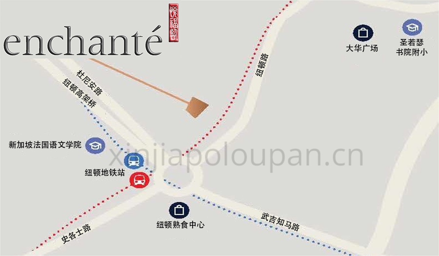 Enchante Condo Location Map CN