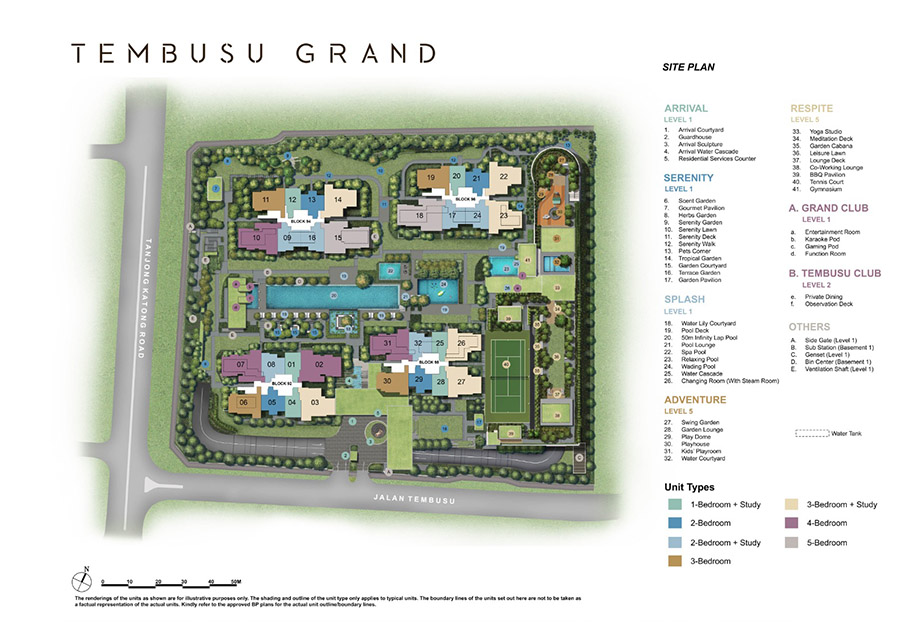 Tembusu Grand Site Plan