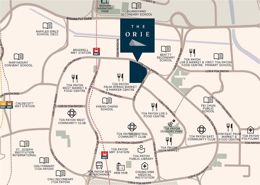 The Orie Location Map