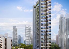 River Green（嘉溪绿苑）位于新加坡第9区里峇峇利规划区的河谷绿地私宅外观效果图，99年地契高密度城市住宅，毗邻 Great World MRT 与河谷生活圈