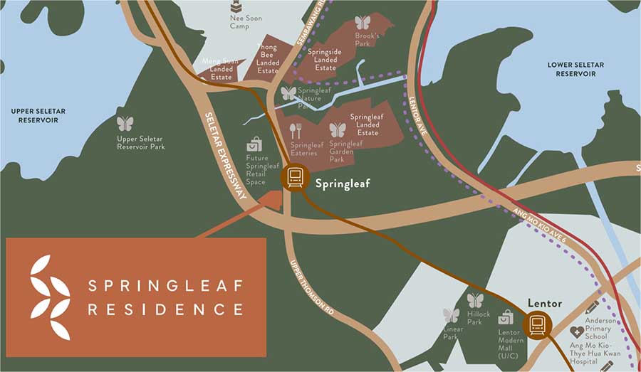 Springleaf Residence Location Map