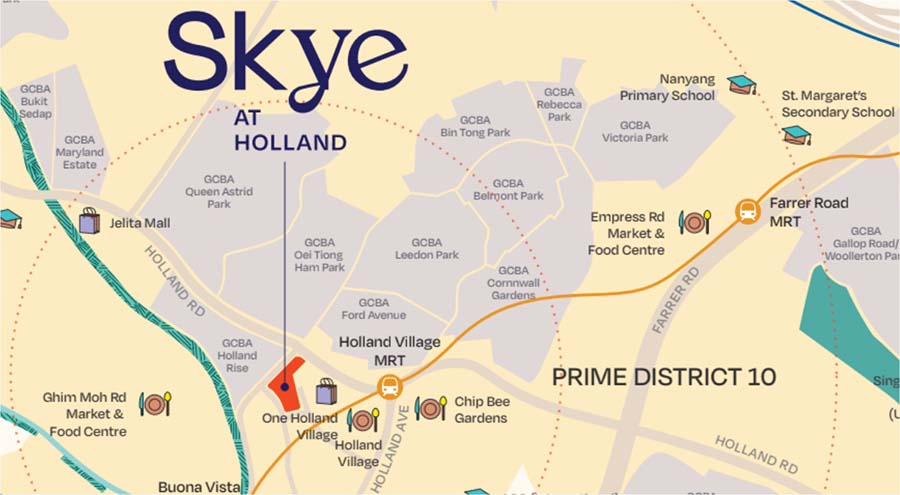 Skye at Holland Location Map