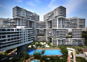 Singapore skyline with modern residential condominiums, illustrating long-term decision-making in new launch condo purchases