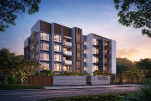 Sophia Meadow 第9区 Mount Sophia 精品公寓外观图 展示低密度住宅设计与现代立面