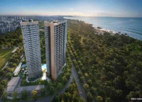 Vela Bay facade artist impression showing modern coastal condominium design near Bayshore MRT and East Coast Park Singapore