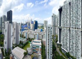 Singapore residential skyline illustrating condominium living and housing choices between ECs and private condos.